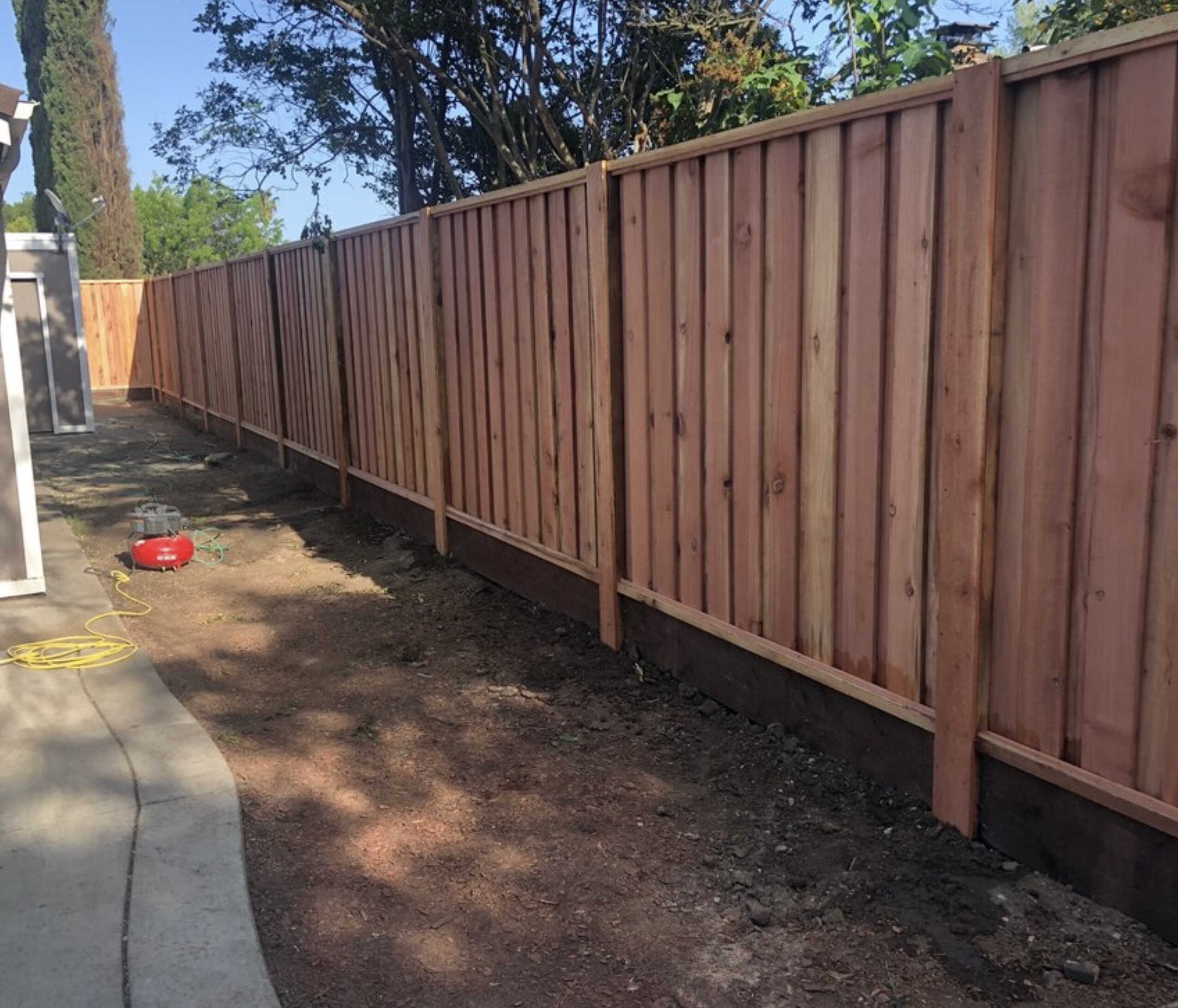 this is an image of Wood fence services in El Dorado Hills